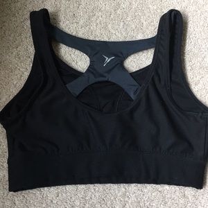 Cute black, old navy sports bra!